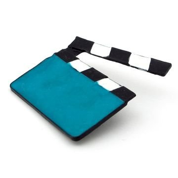 Mavi Klaket Sinema Film Yönetmen Yaka Çanta Süsü Rozet Pin RZ139