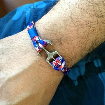 ÇAPALI GEMİCİ ÇIPA PARACORD ERKEK BİLEKLİK BT113