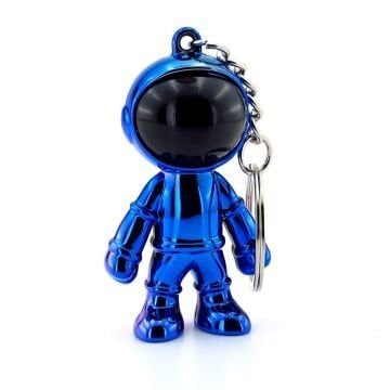 Yanar Döner Renkli Astronot Uzay NASA Parlak PVC Anahtarlık KC127