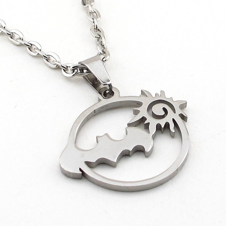 BATMAN YARASA ADAM DARK KNIGHT YUVARLAK ÇELİK KOLYE Q0121
