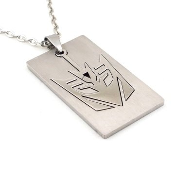 TRANSFORMERS DECEPTION ÇELİK ERKEK KOLYE ZİNCİR Q0172