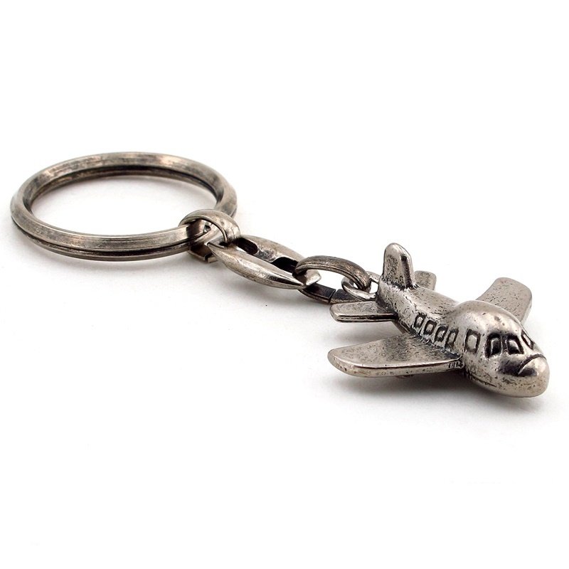 ESKİTME METAL UÇAK JUMBO ANAHTARLIK KC592