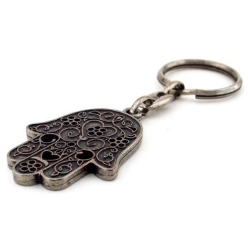 FATMA ANA ELİ ANTRASİT METAL ANAHTARLIK KC613