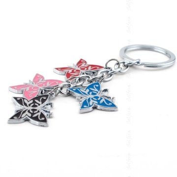 RENKLİ KELEBEKLER SALKIM METAL ANAHTARLIK KC639