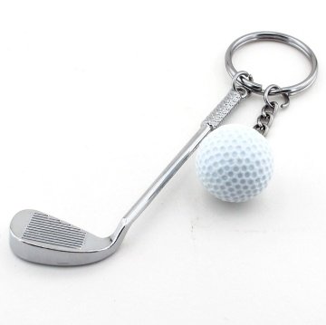 GOLF TOPU VE SOPASI ŞEKLİNDE SPOR METAL ANAHTARLIK KC716