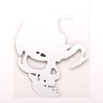 KURUKAFA SKULL HAYALET OTOMOBİL STİCKER ETİKET CS037