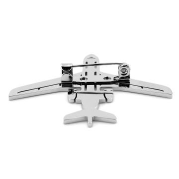 Uçak Havacı Pilot Hostes Hava Yolları Paslanmaz Çelik Rozet Broş Pin RZ219