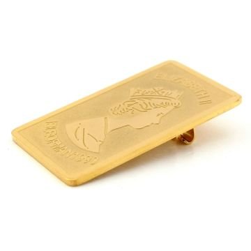 Queen Elizabeth Kraliçe İngiltere Sarı Paslanmaz Çelik Rozet Broş Pin RZ230