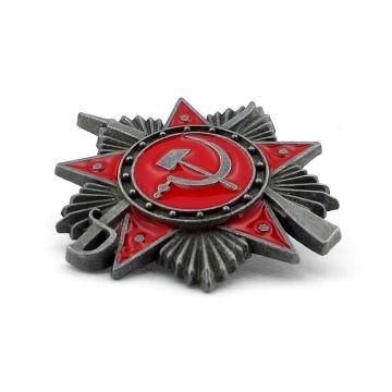 Kızıl Yıldız S.S.C.B. Orak Çekiç Çelenk Sovyet Kızıl Ordu Pin Rozet Rz234