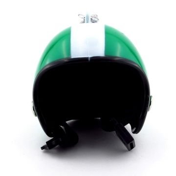 Yeşil Beyaz Yıldız Motosiklet Scooter Motor Kaskı Anahtarlık KC154