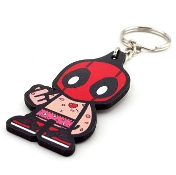 DEADPOOL WADE WILSON MARVEL MDF AHŞAP ANAHTARLIK KC790