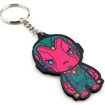 VISION AVENGERS MARVEL COMICS MDF AHŞAP ANAHTARLIK KC793