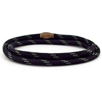 SİYAH HAKİ YEŞİL PARACORD BRONZ KLİPS ERKEK BİLEKLİK BT538