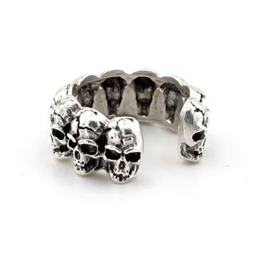 Kurukafalar İskelet Skull Gotik Tasarım Pirinç Erkek Yüzük RG022