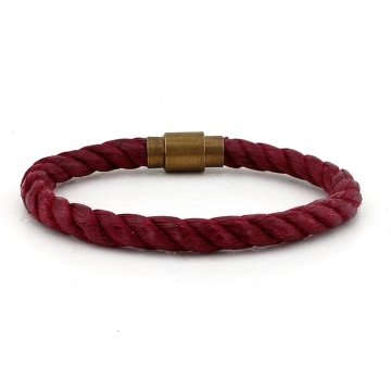 BORDO HALAT BRONZ METAL MANYETİK KLİPSLİ ERKEK BİLEKLİK BT387