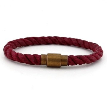 BORDO HALAT BRONZ METAL MANYETİK KLİPSLİ ERKEK BİLEKLİK BT387