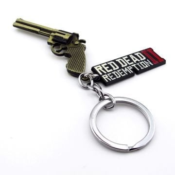 Red Dead Redemption RDR2 Revolver Tabanca Altıpatlar Bronz Metal Anahtarlık KC168