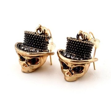 SALLANTILI KURUKAFA GOLD TONE BAYAN KÜPE E210