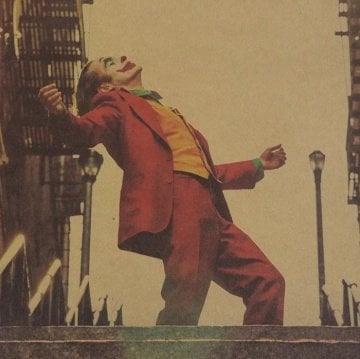 JOKER DC COMICS MERDİVEN SAHNESİ RETRO POSTER AF022
