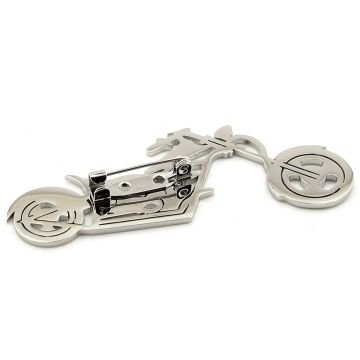 Chopper Cruiser Motosiklet Nomad Macera Paslanmaz Çelik Broş Rozet RZ338