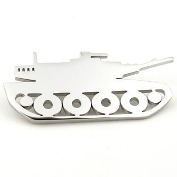 Tank Savaş Palet Güç Drienç Savunma Sembolü Paslanmaz Çelik Broş Rozet RZ342