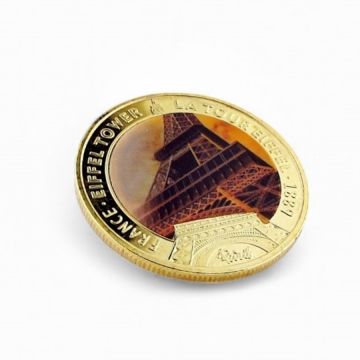 Eyfel Kulesi Eiffel Tower Paris Fransa Anı Koleksiyon Metal Hatıra Parası CP001