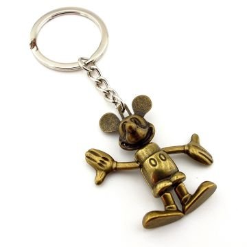 Mickey Mouse Fare Disney Oynar Kol Bacaklı Metal Anahtarlık KC036