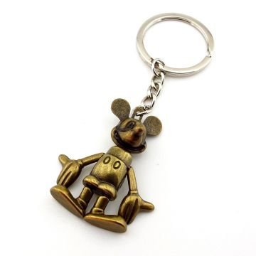 Mickey Mouse Fare Disney Oynar Kol Bacaklı Metal Anahtarlık KC036