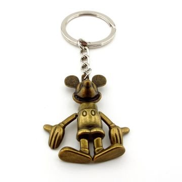 Mickey Mouse Fare Disney Oynar Kol Bacaklı Metal Anahtarlık KC036