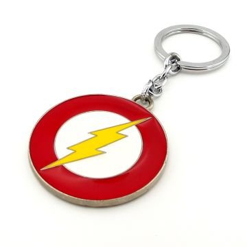 Flash Logo DC Comics Sinema Büyük Boy Metal Anahtarlık KC065