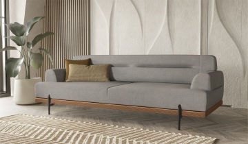 Linen Üçlü Koltuk