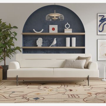 Linen Üçlü Koltuk