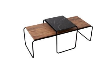 Valley Black Side Table