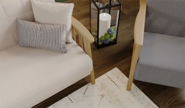 Anka 3 Seater Sofa - Cream Arm