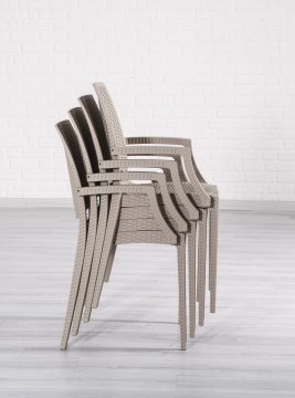 Rattan Lüks Sandalye - Çok Renkli