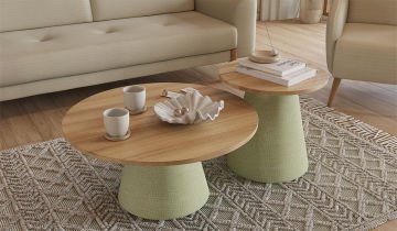 Bohem Plus Round Coffe Table Set