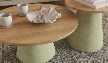 Bohem Plus Round Coffe Table Set