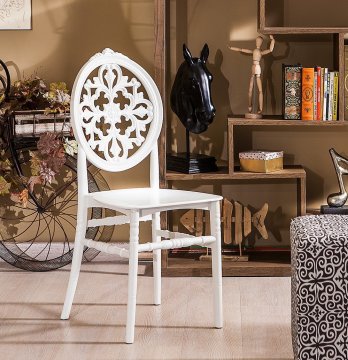 Grande Table - 4 Adet Venüs Chair - White