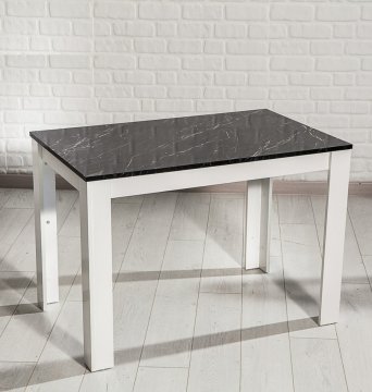 Mirage Masa + Miray 4 Adet Sandalye Takımı - Beyaz