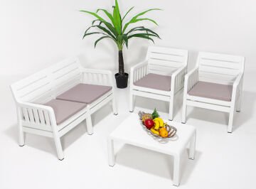 Lara Bahçe Balkon Oturma Grubu - Çok Renkli