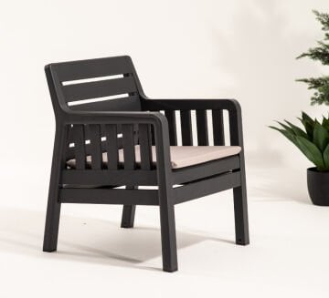 Lara Mini Bahçe Balkon Oturma Grubu - Çok Renkli