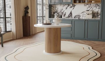 Bohem Kitchen Table Set - White