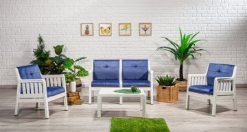 Belen Bahçe Balkon Oturma Grubu - Çok Renkli