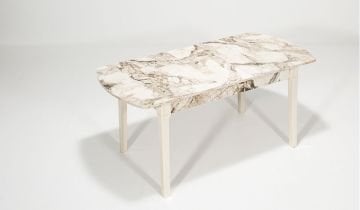 Sofia ( Efes White ) / Venüs Table Set - Black