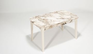 Sofia ( Efes White ) / Venüs Table Set - Black