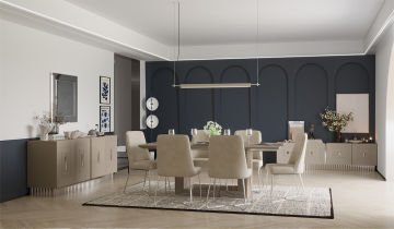 Bendis Yemek Odası Takımı - Silver