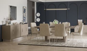 Bendis Yemek Odası Takımı - Silver
