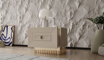 Bendis Bedroom Set - Gold