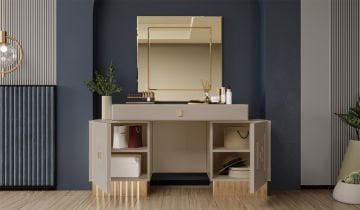 Bendis Bedroom Set - Gold