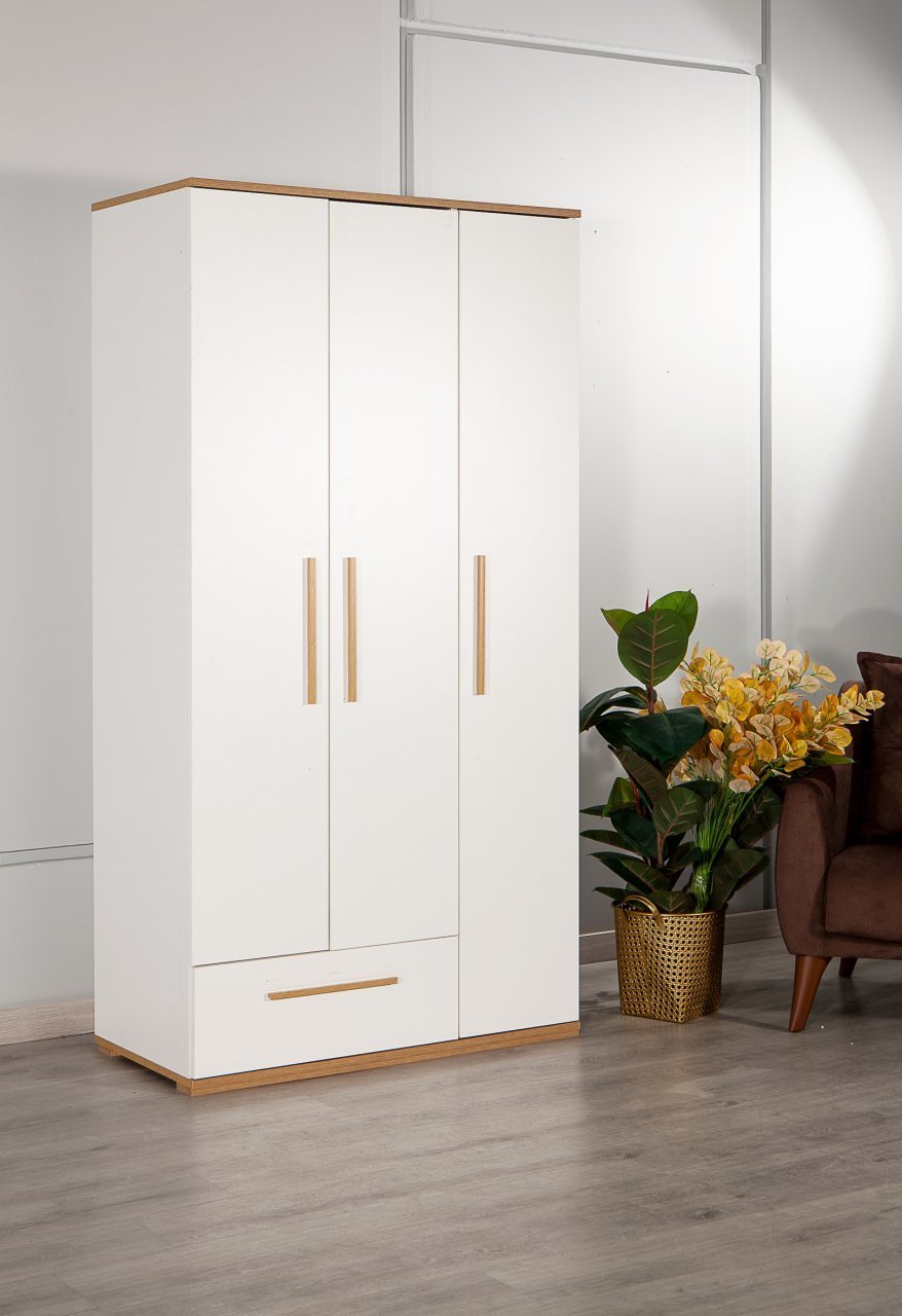 Eva 301 - 3 Kapaklı Gardırop